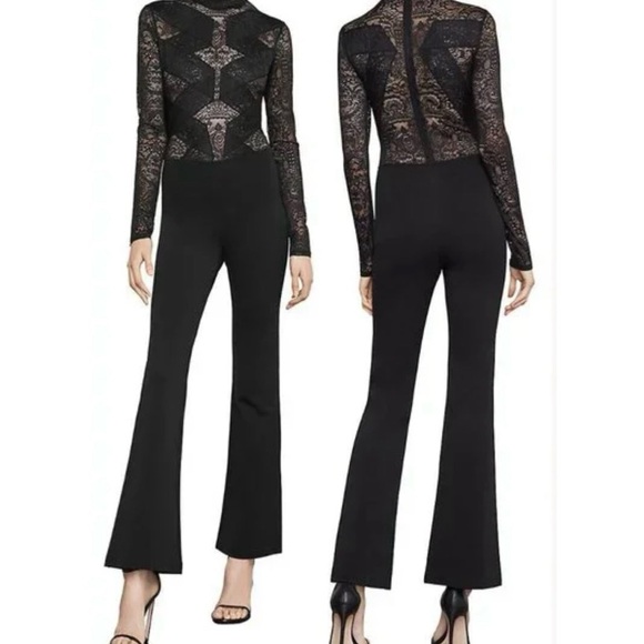 BCBGMAXAZRIA
Elshane Lace Trim Jumpsuit - Picture 2 of 10